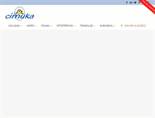 Tablet Screenshot of cimuka.com
